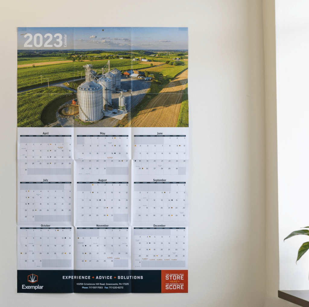 Exemplar brand rollout calendar