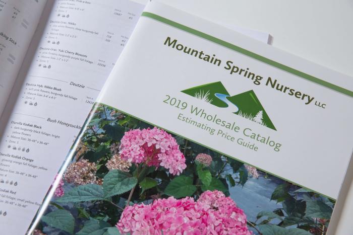 finished catalogs for plant nursery