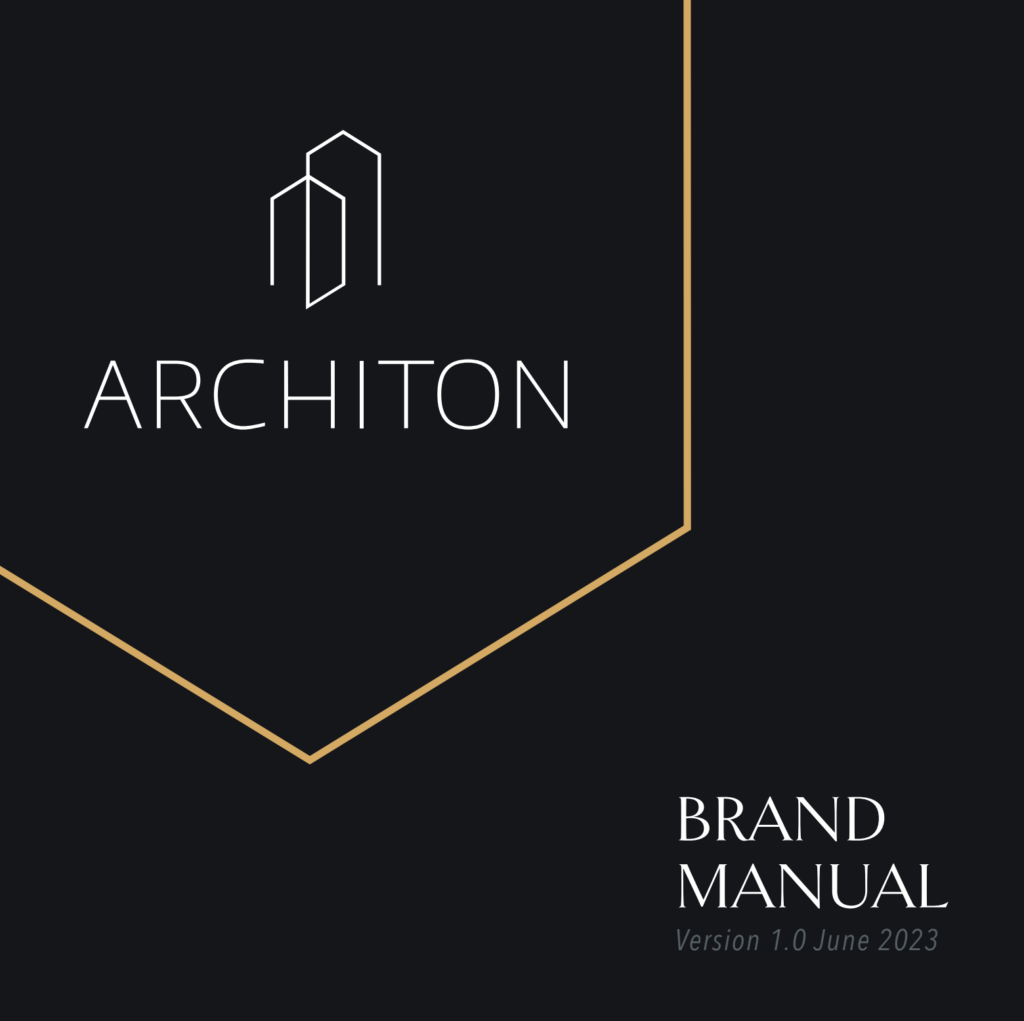 Brand manual for the newly named and branded company